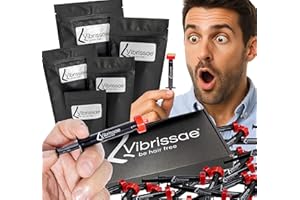 VIBRISSAE Pack of 4 Applicators | Easy Inject Nose Waxing | Just Inject - Let Set - Pull | Fast & Effective Hair Removal | No-Mess | No-Leaks | Prefilled Wax Applicators | Multiple Patents Pending