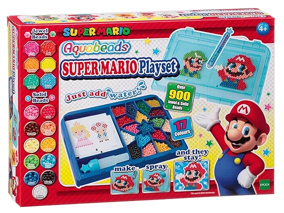 aquabeads super mario playset