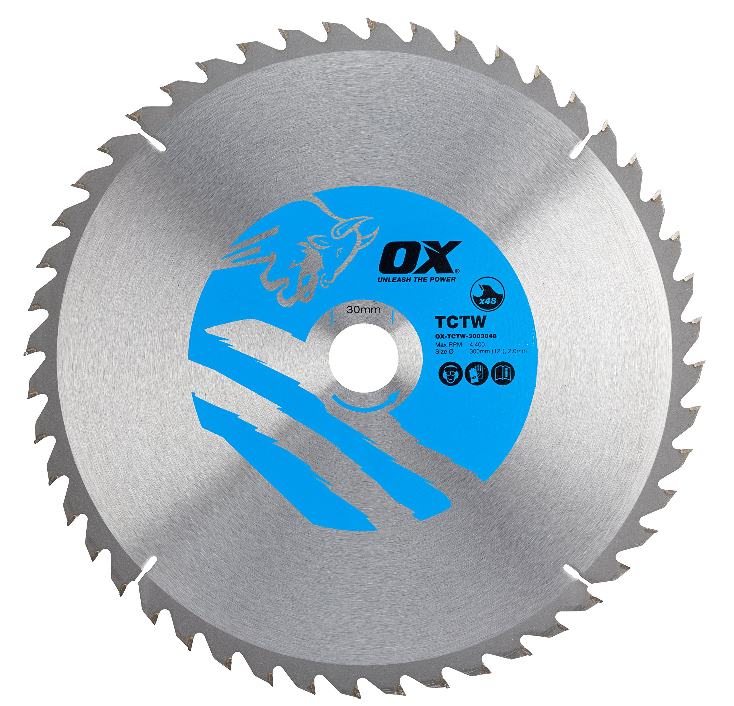 OX Wood Cutting Circular Saw Blade 300/30mm, 48 Teeth ATB