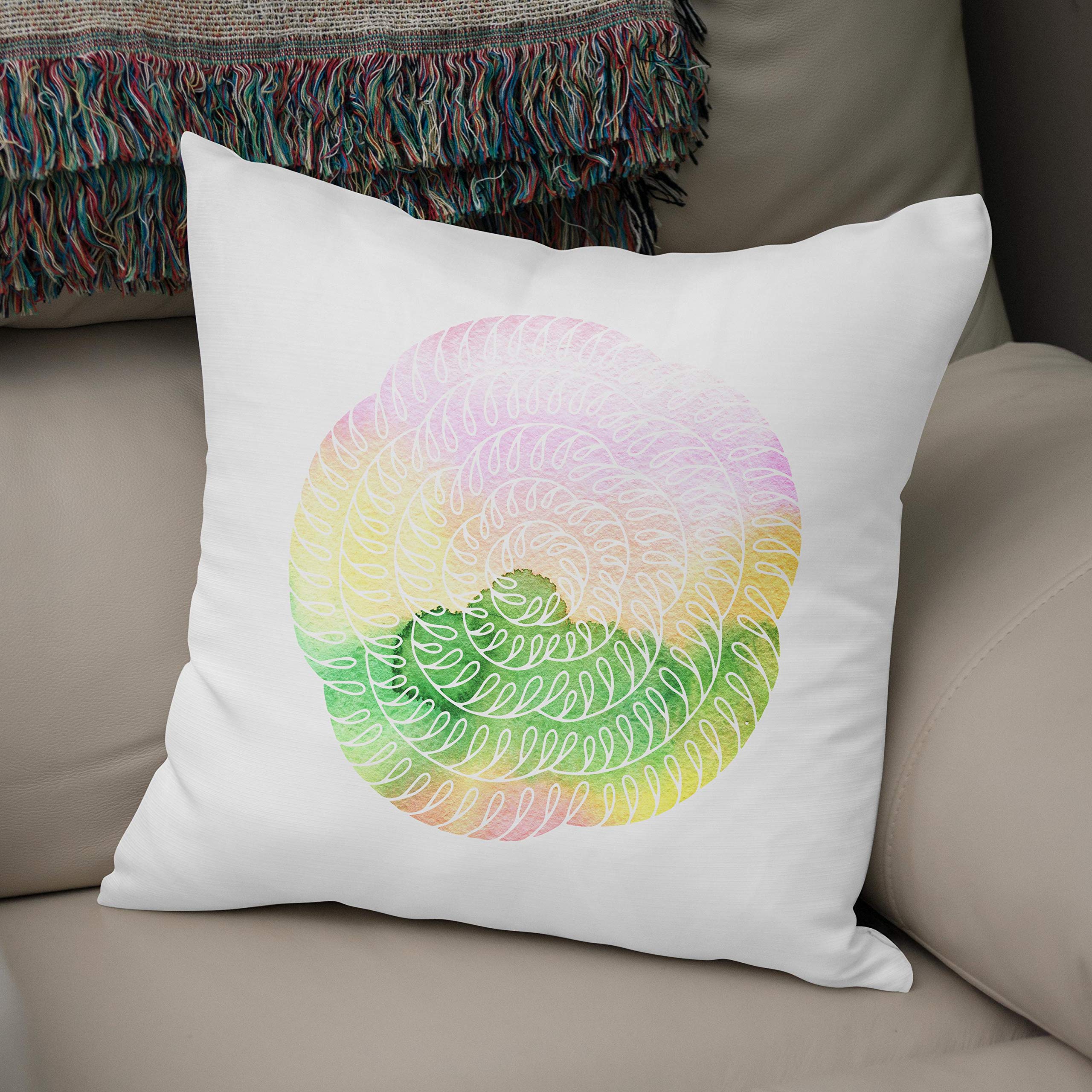 Bonamaison, Decorative Cushion Cover - 50% Cotton 50% Polyester - 43x43cm - Designed and Manufactured in Turkey