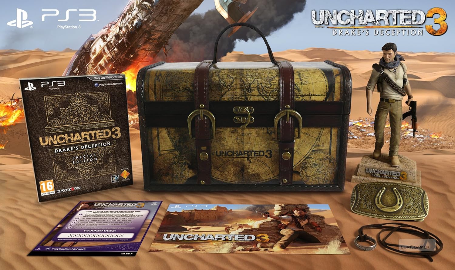 uncharted 3 collector's edition