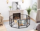 HOMIDEC Dog Pen 8 Panel Playpen with Door 60cm High Indoor Outdoor view 2