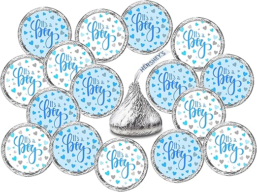 baby boy hershey kisses