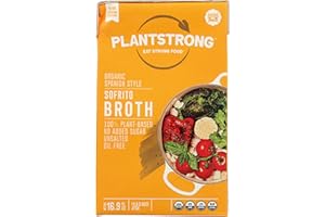 PLANT-STRONG PlantStrong Organic Spanish Style Sofrito Broth, 16.9 FZ