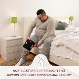 KARM Knee Support 4XL 5XL 6XL Plus Size Brace for Obese Men Women Black view 2