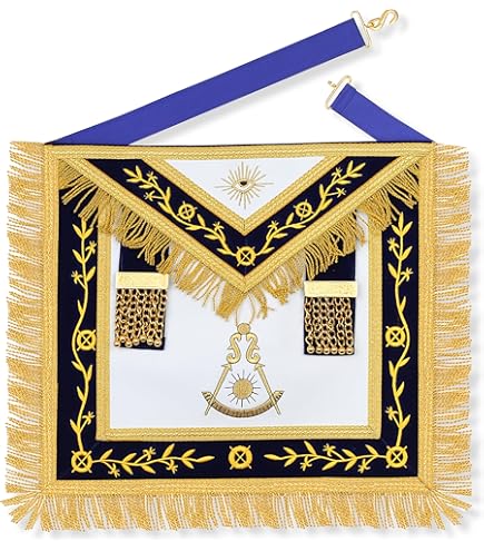 Masonic Regalia Craft Worshipful Mason Wm Apron Past Master In Real - Foto 2