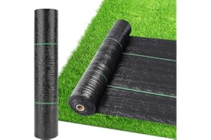 Bloomarea 3FT x 100FT Weed Barrier Landscape Fabric Heavy Duty Weed Block Fabric, Weed Control Garden Cloth, Commercial Driveway Fabric for Outdoor Gardens