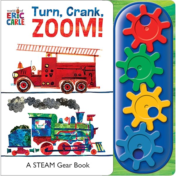Amazon.com: World of Eric Carle: Turn, Crank, Zoom! a Steam Gear