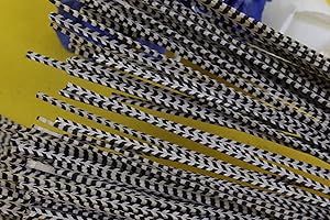 Yinfente 20x Guitar Strip Wood Inlay Guitar Luthier Figured Purfling Guitar Body Binding Wood Inlay 640x2.5x1mm #65