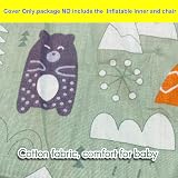 ZARPMA Inflatable Cushion Inner Cover for IKEA Antilop Highchair Green view 5