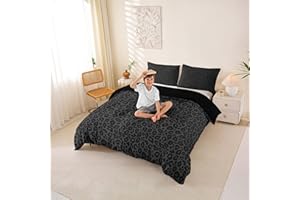 Castle Fairy African Cheetah Wildlife Duvet Cover Queen Size Gray Wild Animal Skin Print Comforter Cover with 2 Pillowcases for Teens Adults Leopard Print Bedding Set,No Comforter