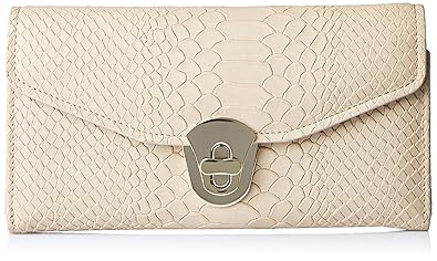 Aquatan Womens Diva Croco Leather Wallet Camel AT-W-50B