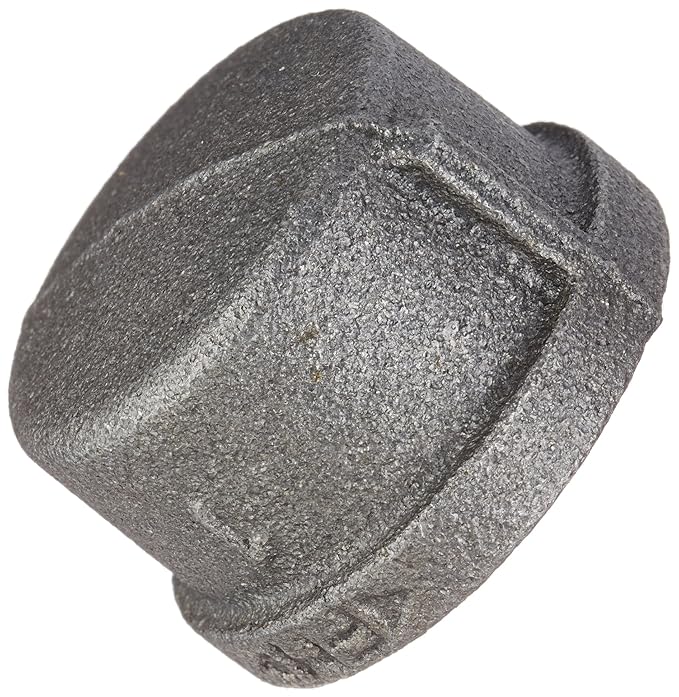 LDR Industries 310 CA1 Cap, 1Inch, Black Pipe Fittings