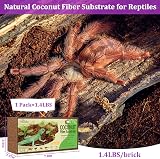 Riare Natural Coconut Fiber Substrate 1 Pack Terrarium Bedding view 3