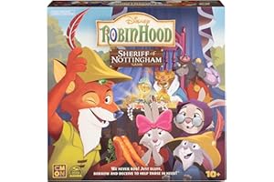 SPIN MASTER GAMES Disney Robin Hood Sheriff of Nottingham Game Family Board Games Disney Gifts Board Games for Family Night, for Adults & Kids Ages 10 and up