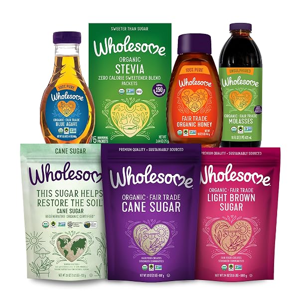 WHOLESOME SWEETENERS 11.75-OUNCE ORGANIC RAW BLUE AGAVE NECTAR, FAIR TRADE, 100% PURE, NON GMO, GLUTEN FREE & VEGAN, 1 PACK