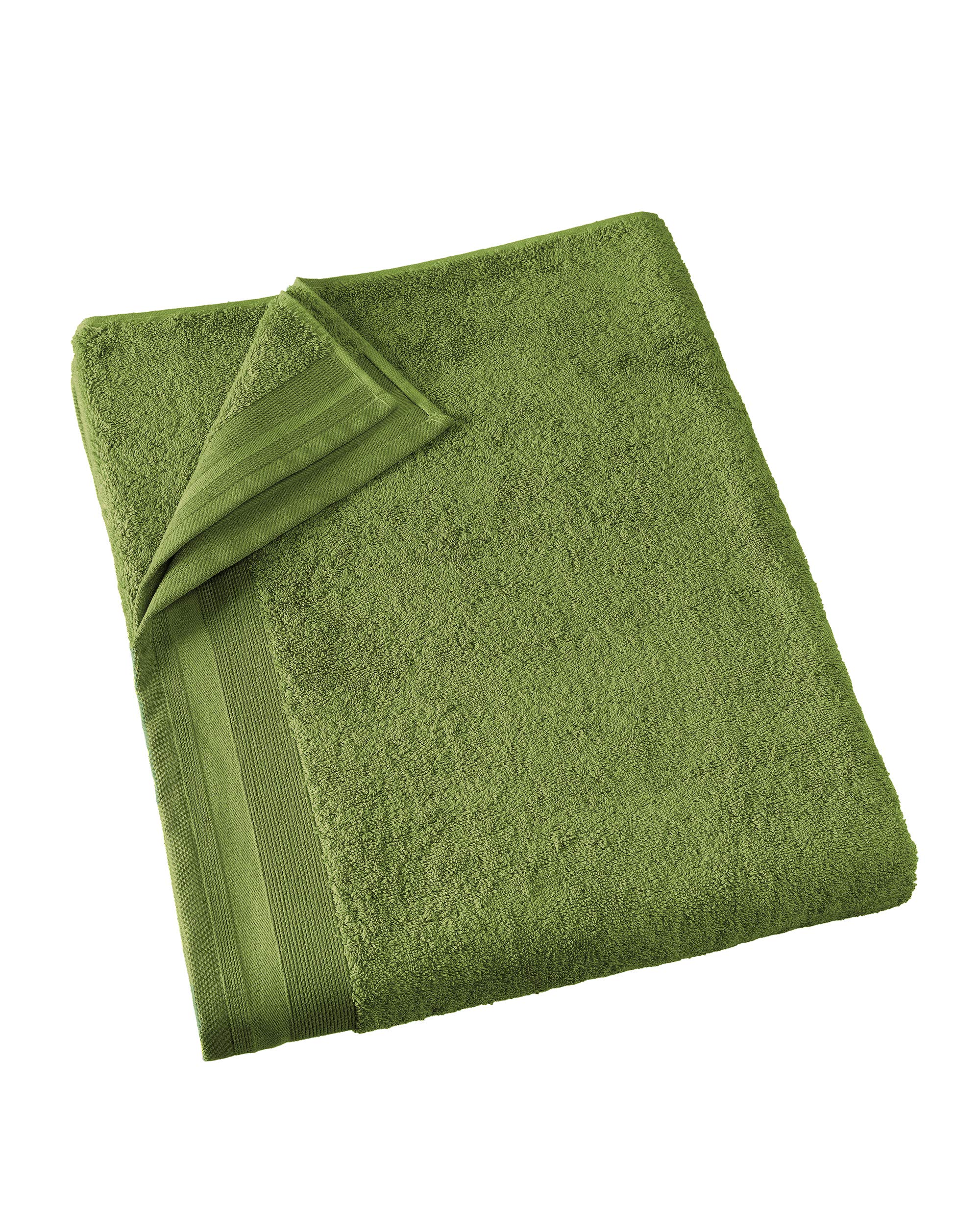 De Witte Lietaer Bath Towel, Cotton, Cactus Green, 100 x 150 cm โ image 1