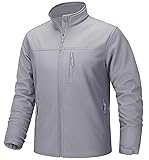 TACVASEN Waterproof Jackets for Men Stand Collar
