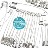 The Bead Shop 45mm Safety Pins Pack of 48 Nickel Plated Crafts Sewing view 3