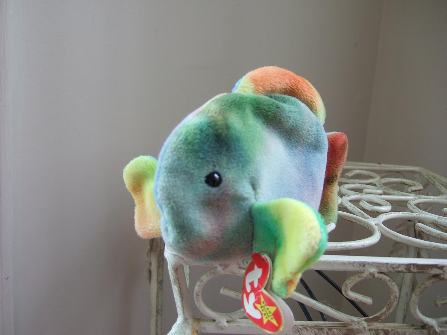 Buy TY Beanie Baby CORAL the Tydyed Fish (4th Gen hang tag) Online