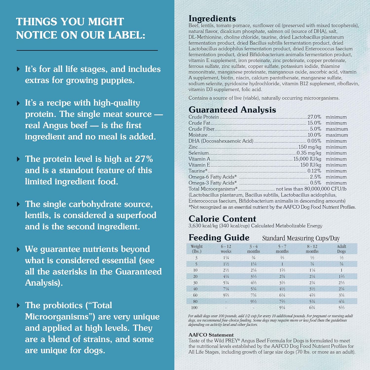 taste of the wild prey beef