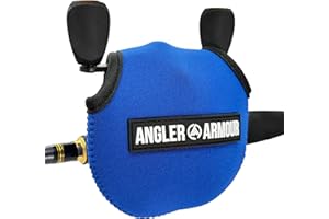 SAVAGE ANGLER Angler Armour Baitcast Reel Cover | Baitcaster Sleeve | Fishing Reel Pouch | Low Profile Baitcasting Reel Protector | Neoprene Reel Case | 50 100 200 Series Baitcast Covers