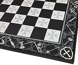 HPL 17" Medieval Times Maltese Cross Chess Board