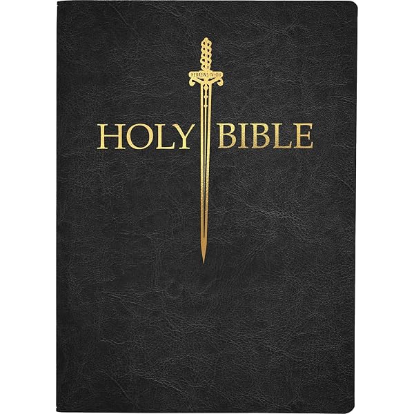 KJV Sword Bible, Large Print, Black Bonded Leather, Thumb Index