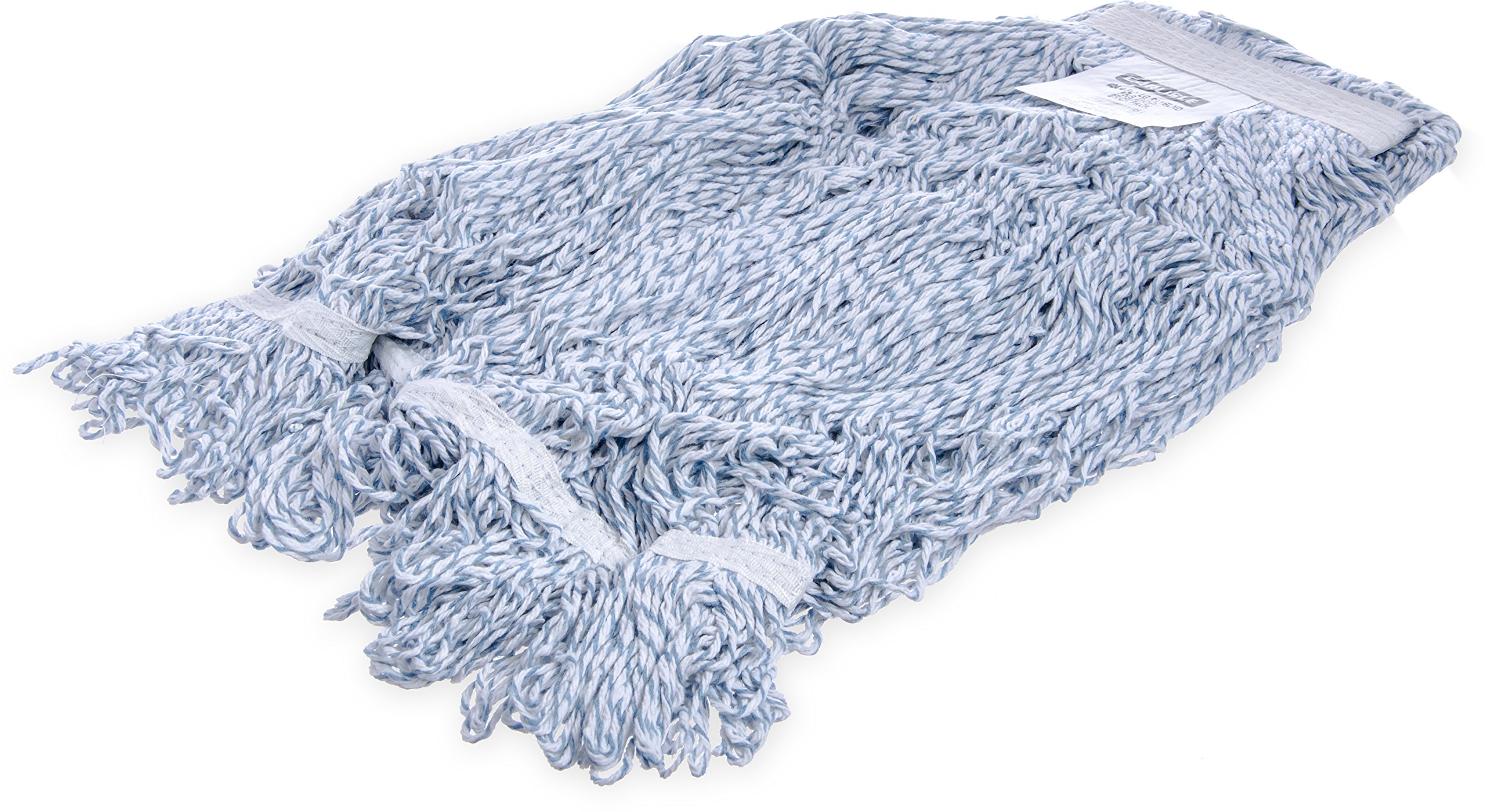 Photo 1 of Carlisle FoodService Products 369674B14 Mop Head, 12" H, 5" W, 18" L, Rayon Cotton Blend, Large, Blue (Pack of 12)