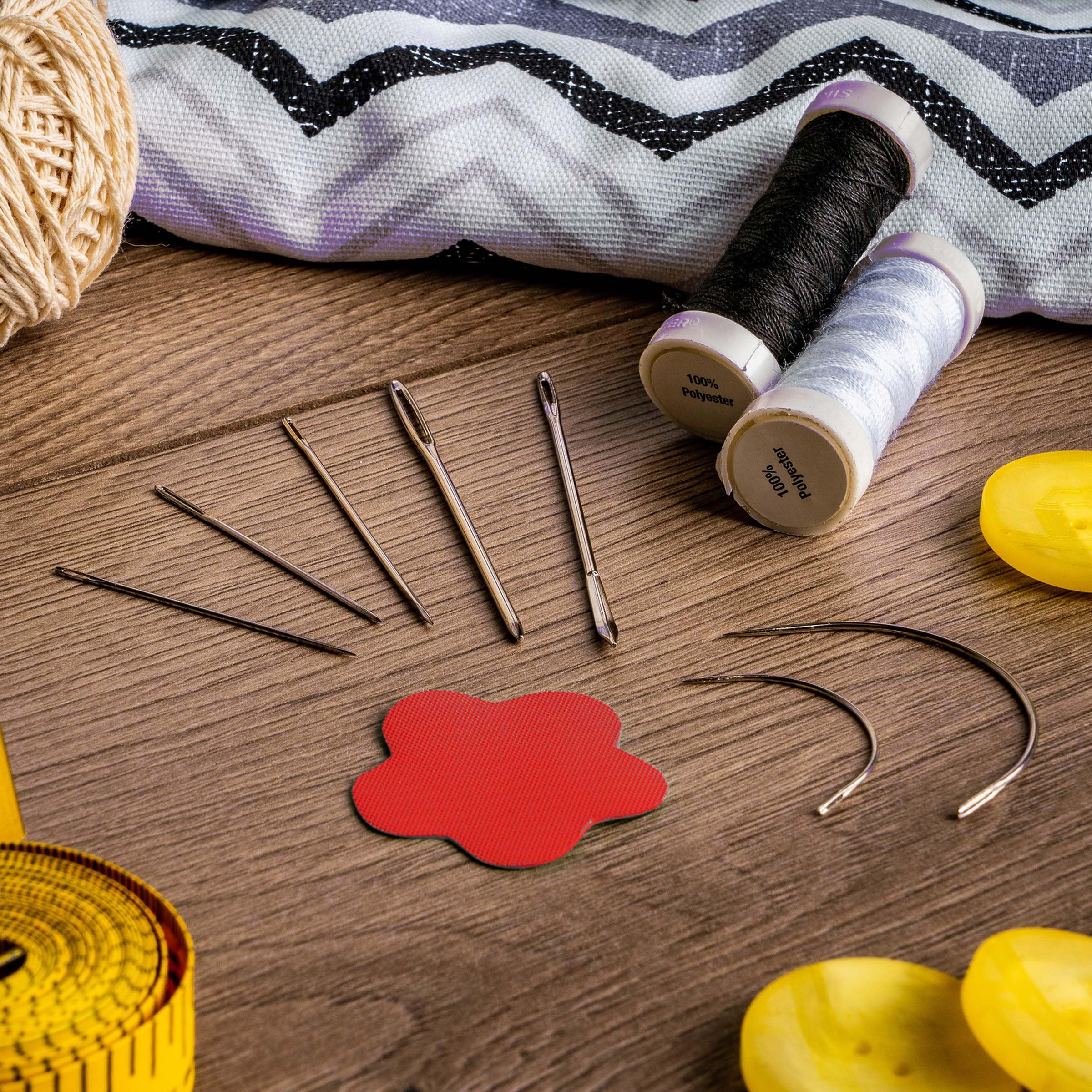 Heavy Fabric Repair Kit - Household Needles & Heavy Duty Thread