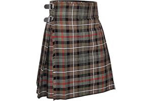 Allsafe Traders Men's 5 Yard Scottish Tartan Kilt, Highland Wedding Kilt