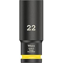 Wera 8790 C Deep Socket - 1/2" Drive 22x83 Mm Socket Tool