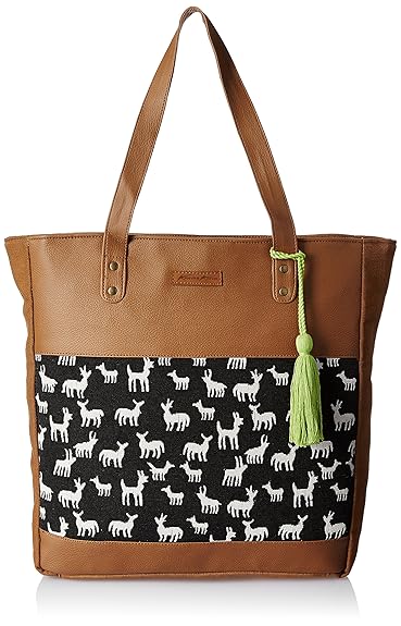 Kanvas Katha Womens Tote Bag (Tan)