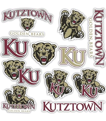 Kutztown Bears Wordmark Large Grommet Banner Flag | 3x5 Ft Outdoor Polyester Flag With Reverse Print