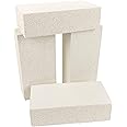 Insulating Fire Brick, 2300F Rated, 4-Pack, 9" x 4.5" x 2.5", 3123R