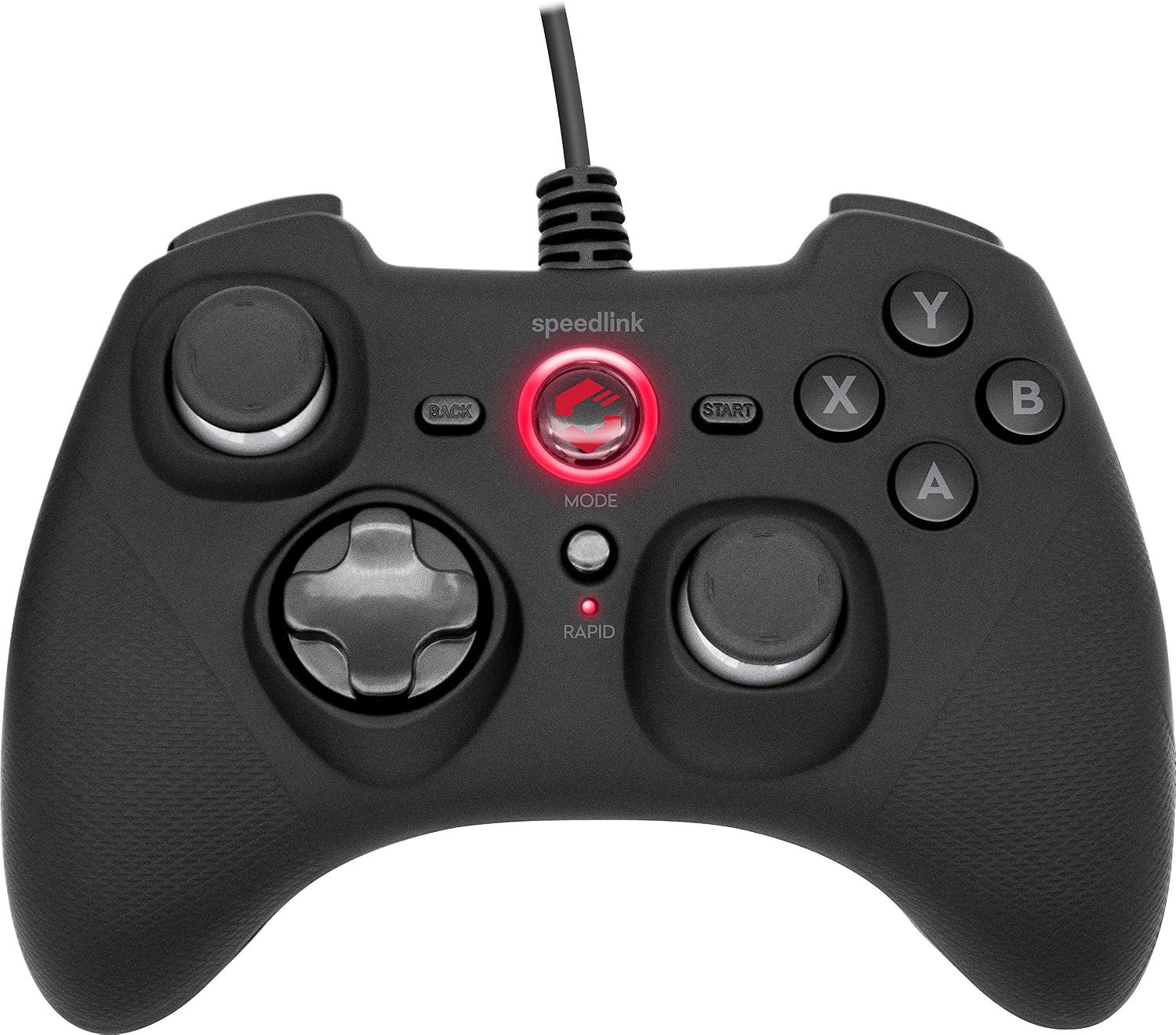 Speedlink RAIT Gamepad - wired gamepad with vibration function, for PC/PS3/Switch, black, 0 - Image 3