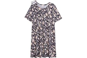 AVIIER Hospital Gowns for Women Open Back Adaptive Clothing Nightgowns Post Shoulder Surgery Dress