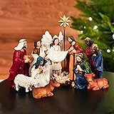 Alupssuc Nativity Set for Christmas, 12 Pieces 3.9