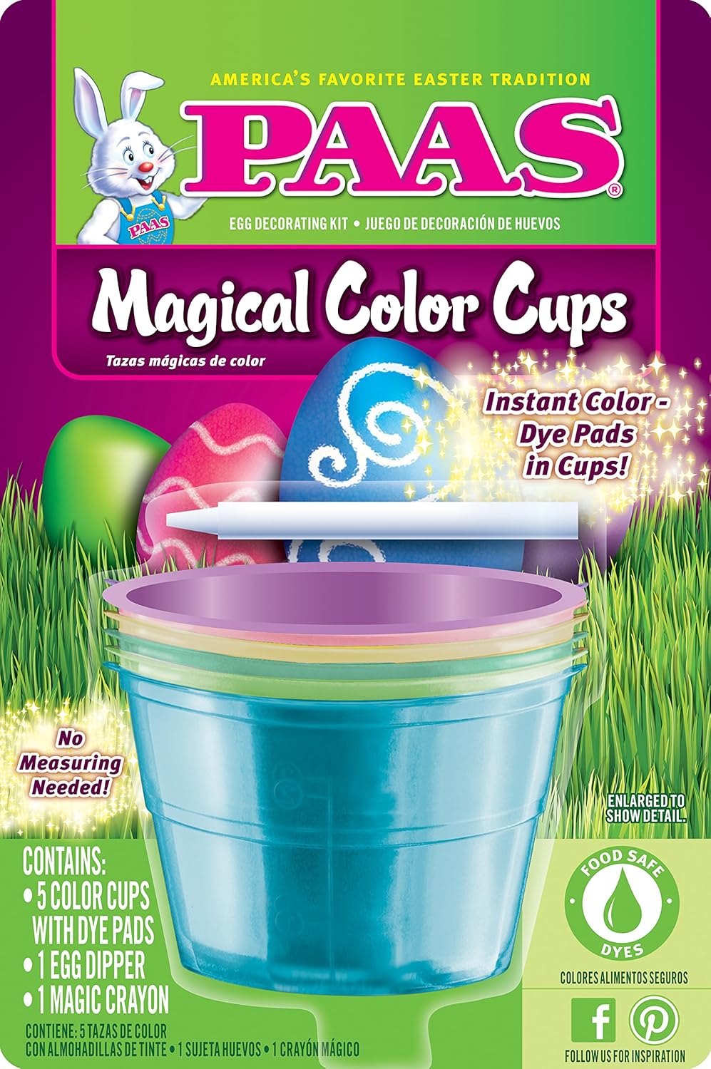 Paas Color Cups Egg Decorating Kit Magical Toys & Games