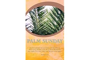 Broadman Church Supplies Bulletin, Hosanna in the highest, Palm Sunday (Pkg 100)