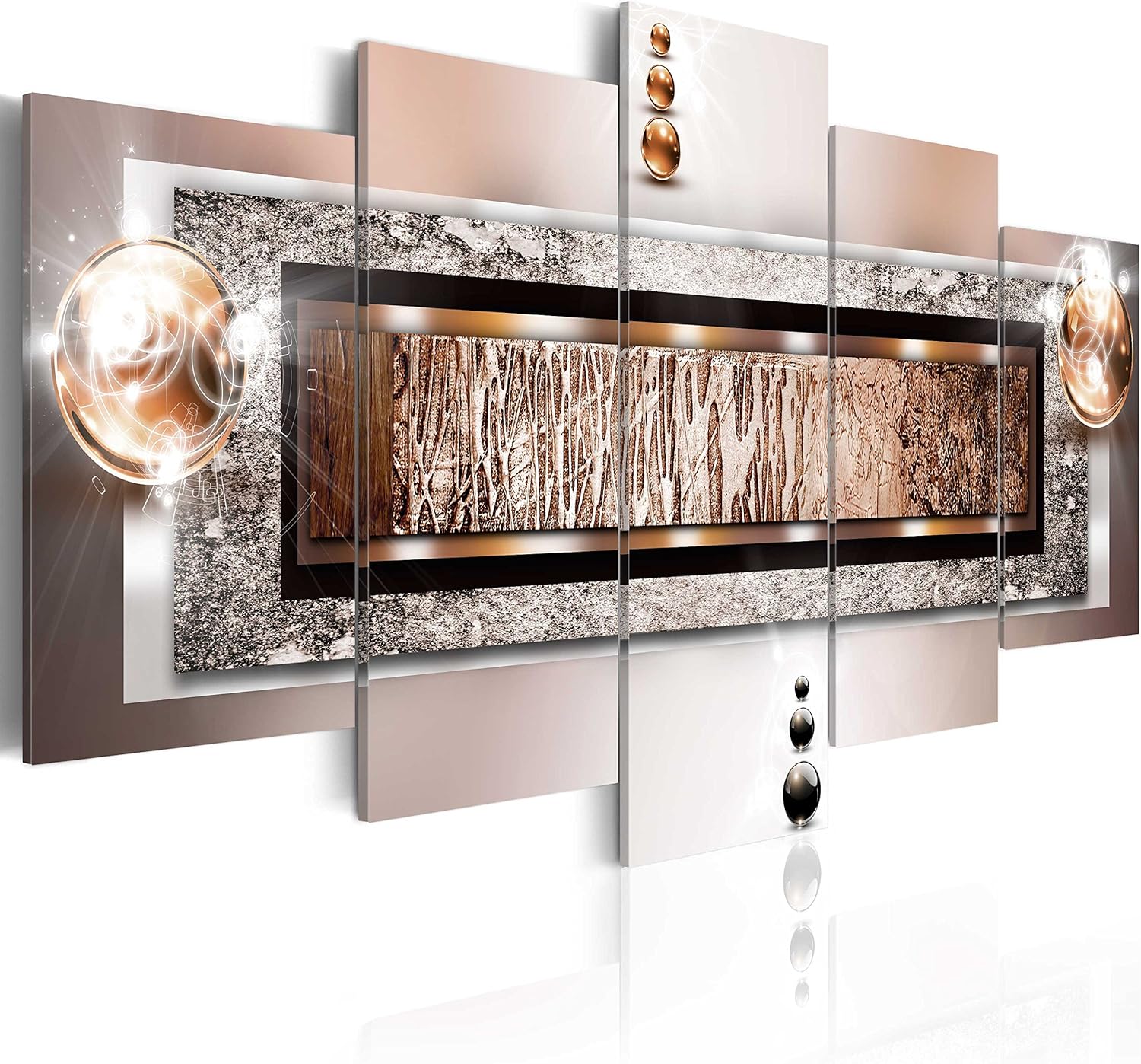 murando NEW! MODERN ACRYLIC GLASS PRINT 100x50 cm 5 PIECES 3