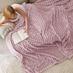 Bedsure Pink California King Size Blanket for Couch