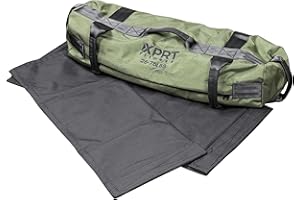 XPRT Fitness Workout Sandbag for Heavy Duty Workout Cross Training 7 Multi-positional Handles - Color Army Green/Black/Camo
