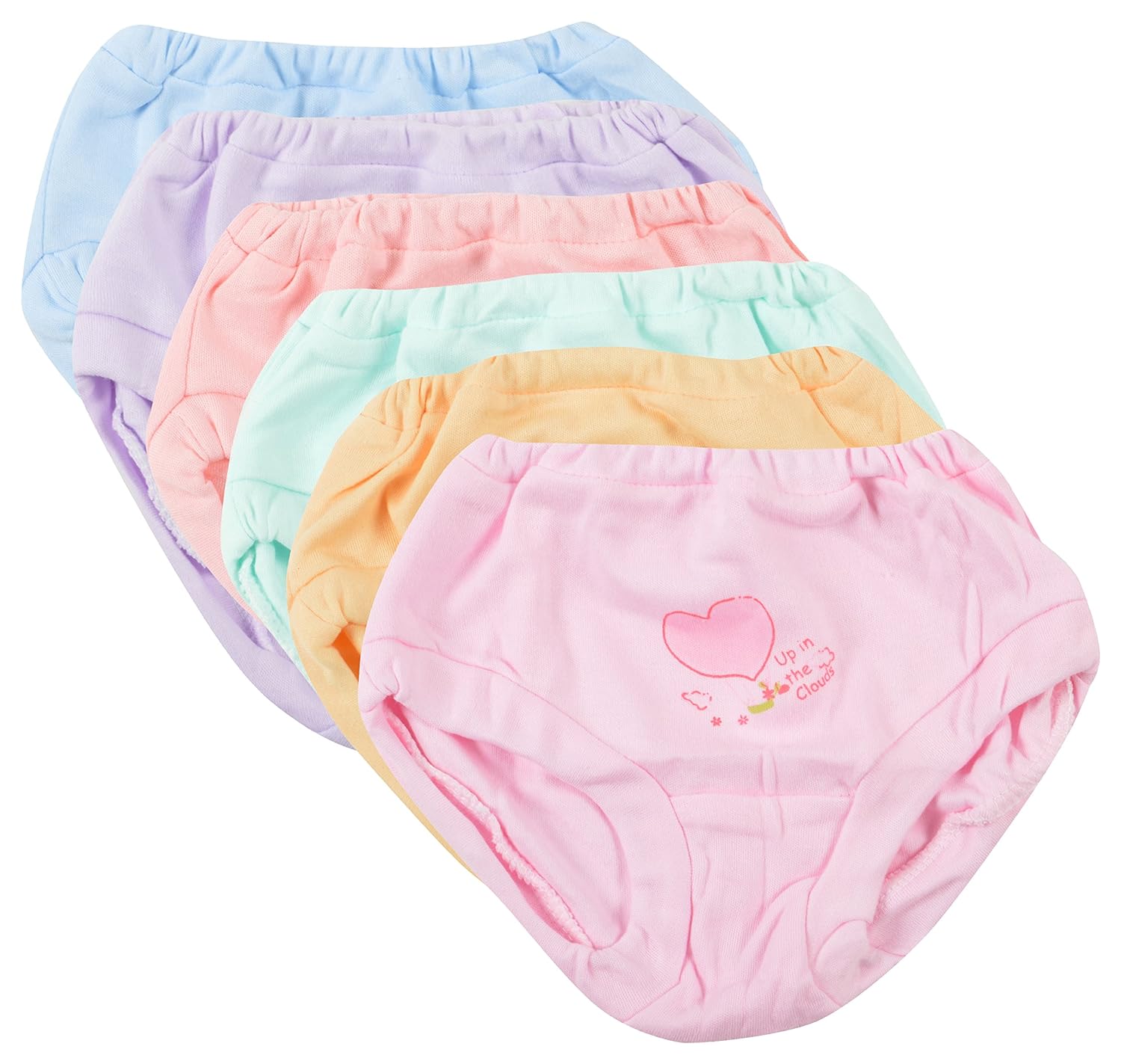 Buy Zero Unisex Panty (ZERO_PANTIESPackof612 years, MultiColoured