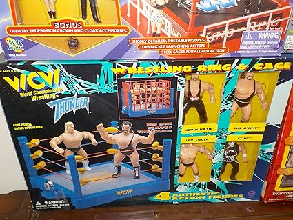 wcw wrestling ring toy