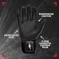 BRUCE BOLT TC42 Series Long Cuff Black Batting