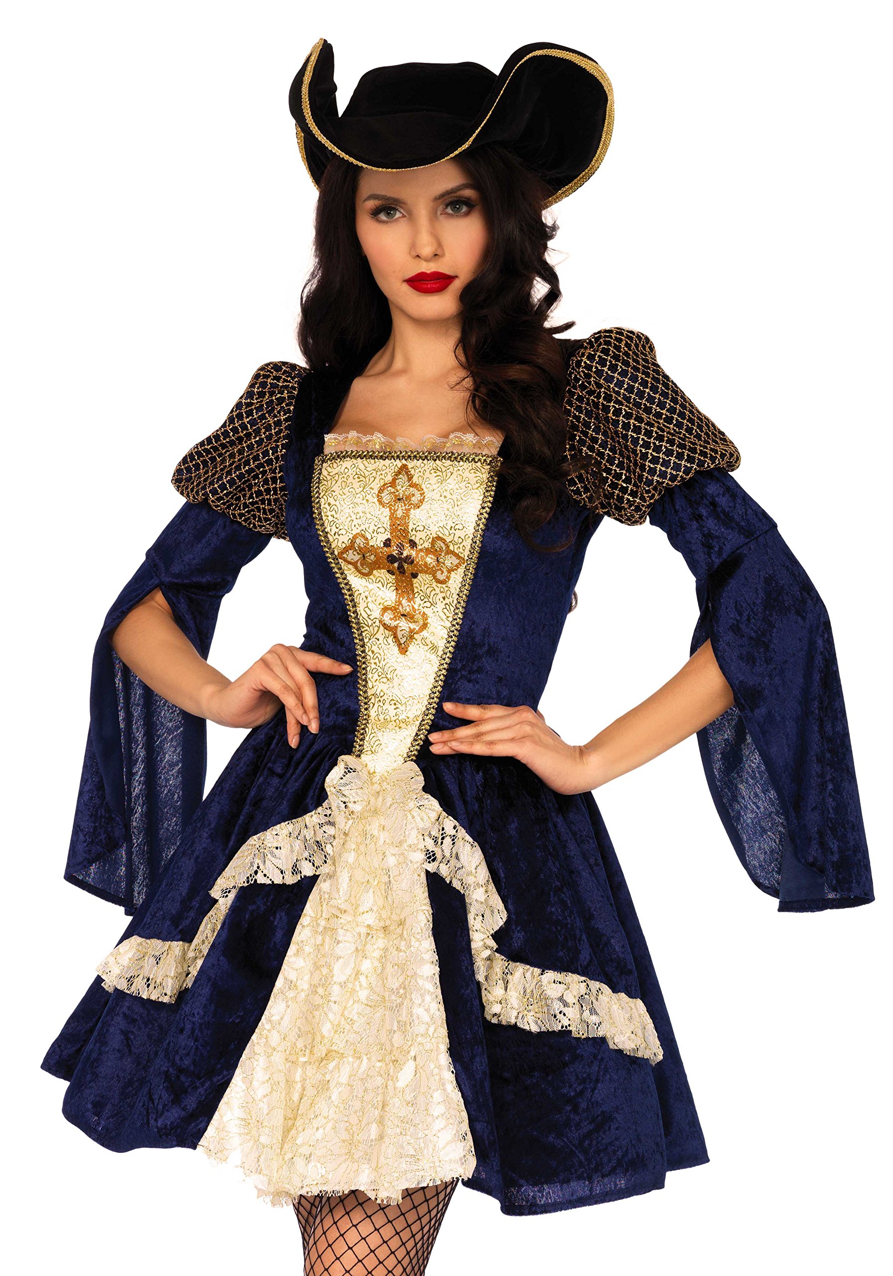 Leg Avenue Enchanting Musketeer Women's Costumes, Small/Medium