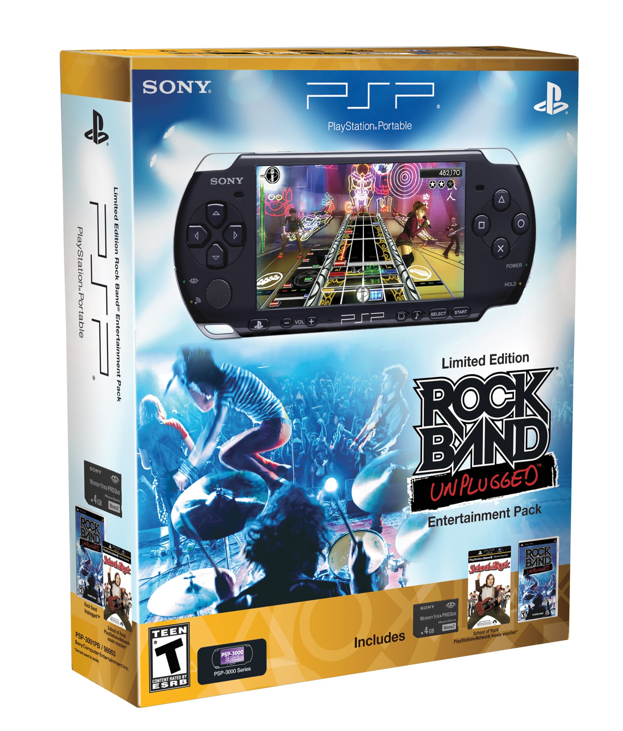 PlayStation Portable Limited Edition Rock Band Unplugged Entertainment Pack - Piano Black by Sony