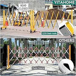 YITAHOME Metal Expandable Barricade Gate, 16FT