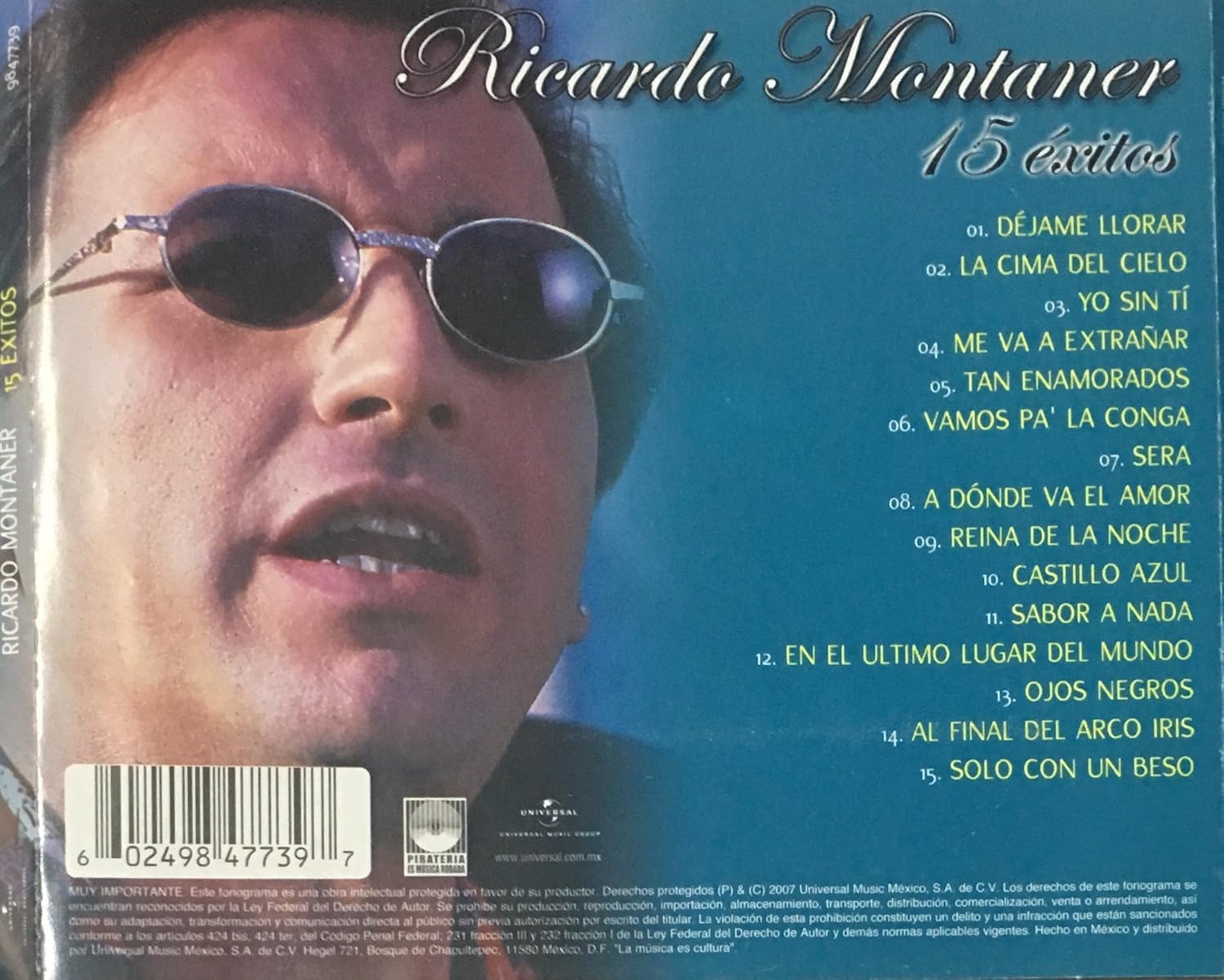 Ricardo Montaner Ricardo Montaner 15 Exitos Amazon Com Music